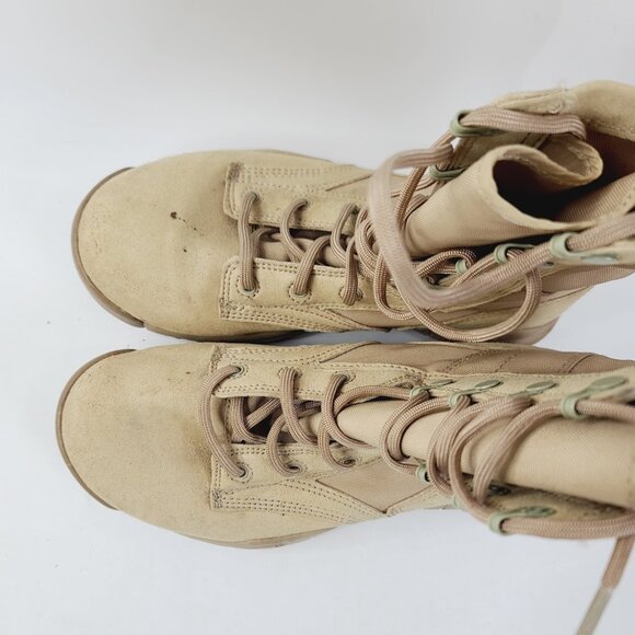 Nike Men\'s British Khaki Ankle-High Lace-Up Special Field Tactics Boots Size 5